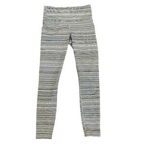 Athleta Women's Jacquard Chaturanga High-Waisted Leggings‎ Size XS Yoga Workout